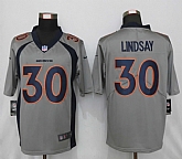 Nike Denver Broncos 30 Lindsay Vapor Untouchable Nike Gray Inverted Legend Jersey,baseball caps,new era cap wholesale,wholesale hats